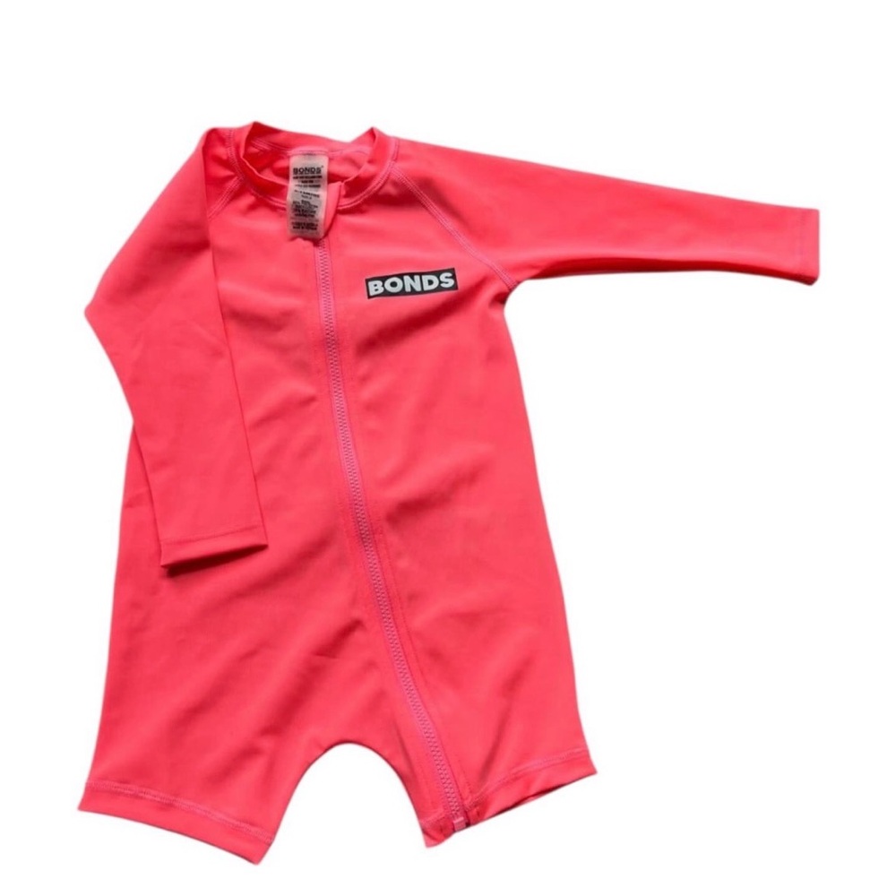 Bonds Kids Rashguard - Bright Pink